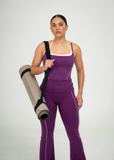 comfort vibe double layer illusion tank top