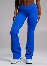 RefineBody Crossover-Waist Flare Pants