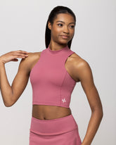 Contour Crop Top w/ Attached Bra