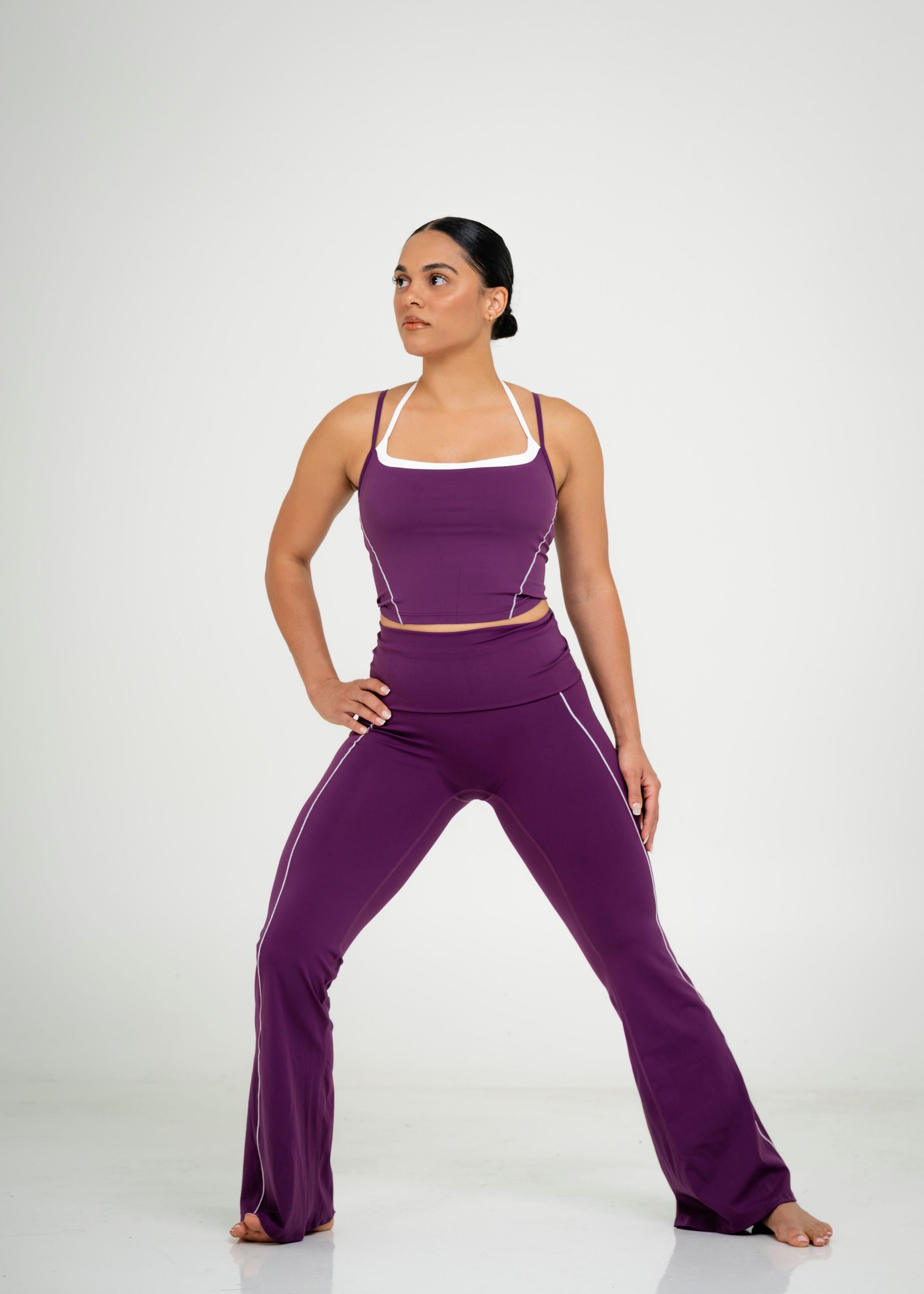 comfort vibe double layer illusion tank top