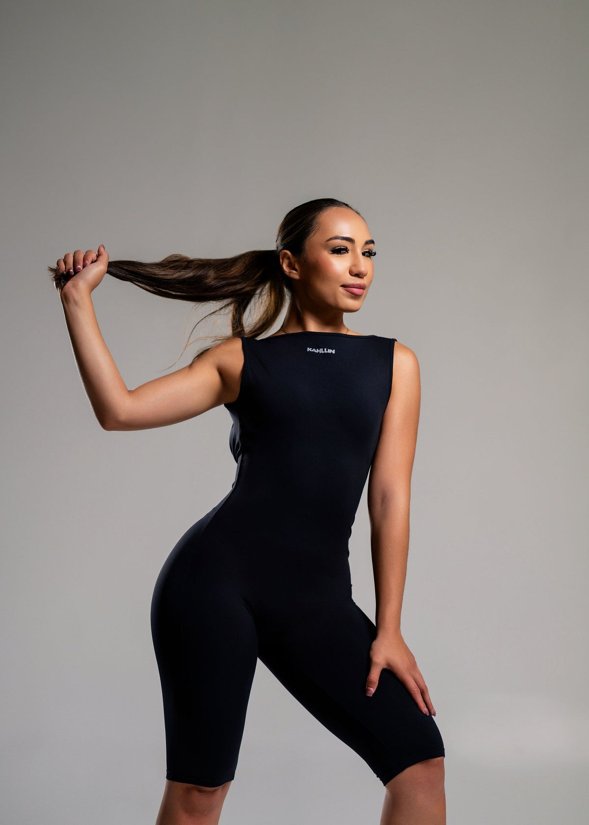 SilhouetteCapri romper