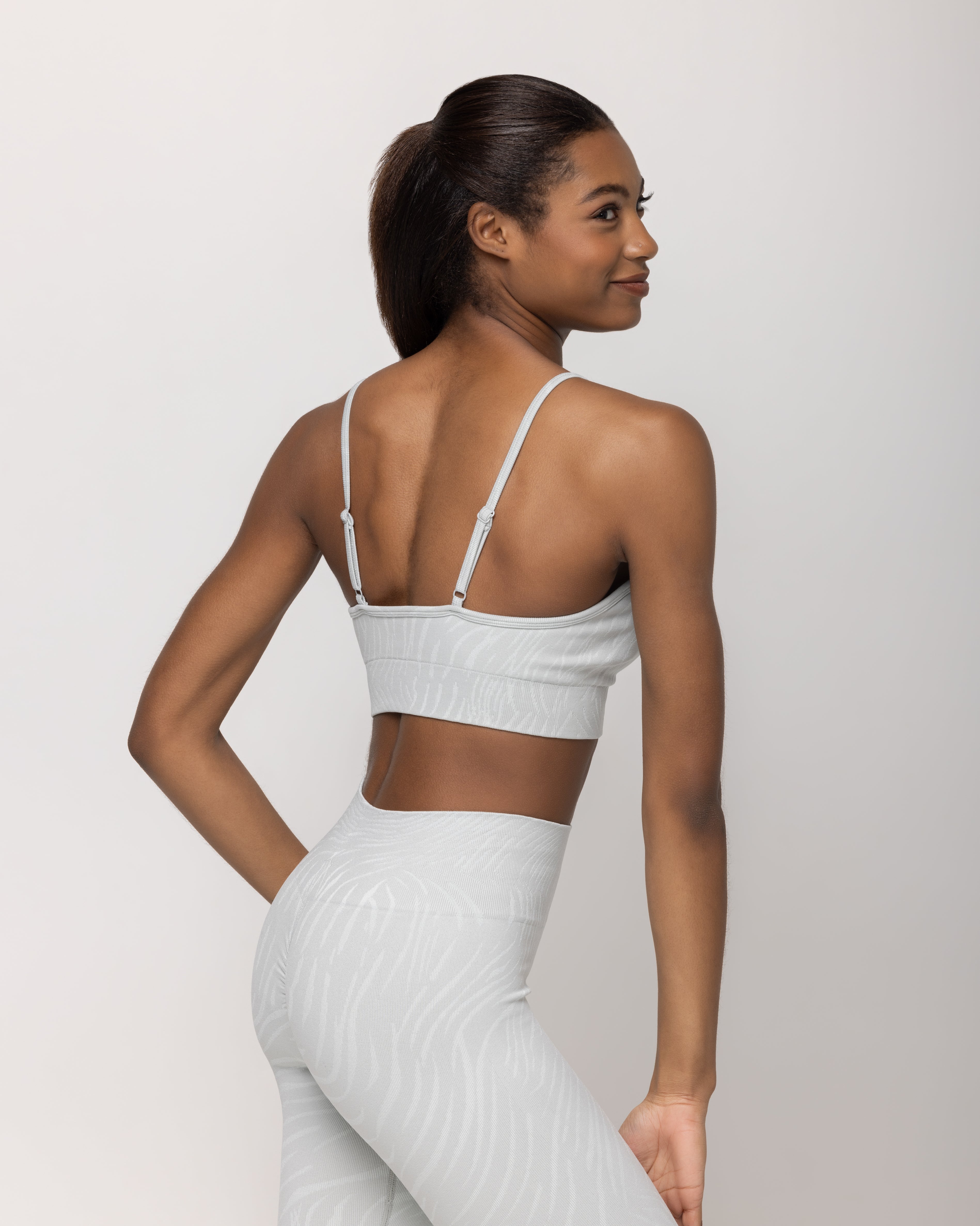 Power Strike Zebra Print Sports Bra