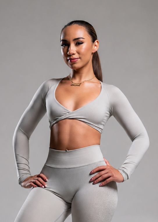 BarreMotion Seamless Long-Sleeve Sports Bra