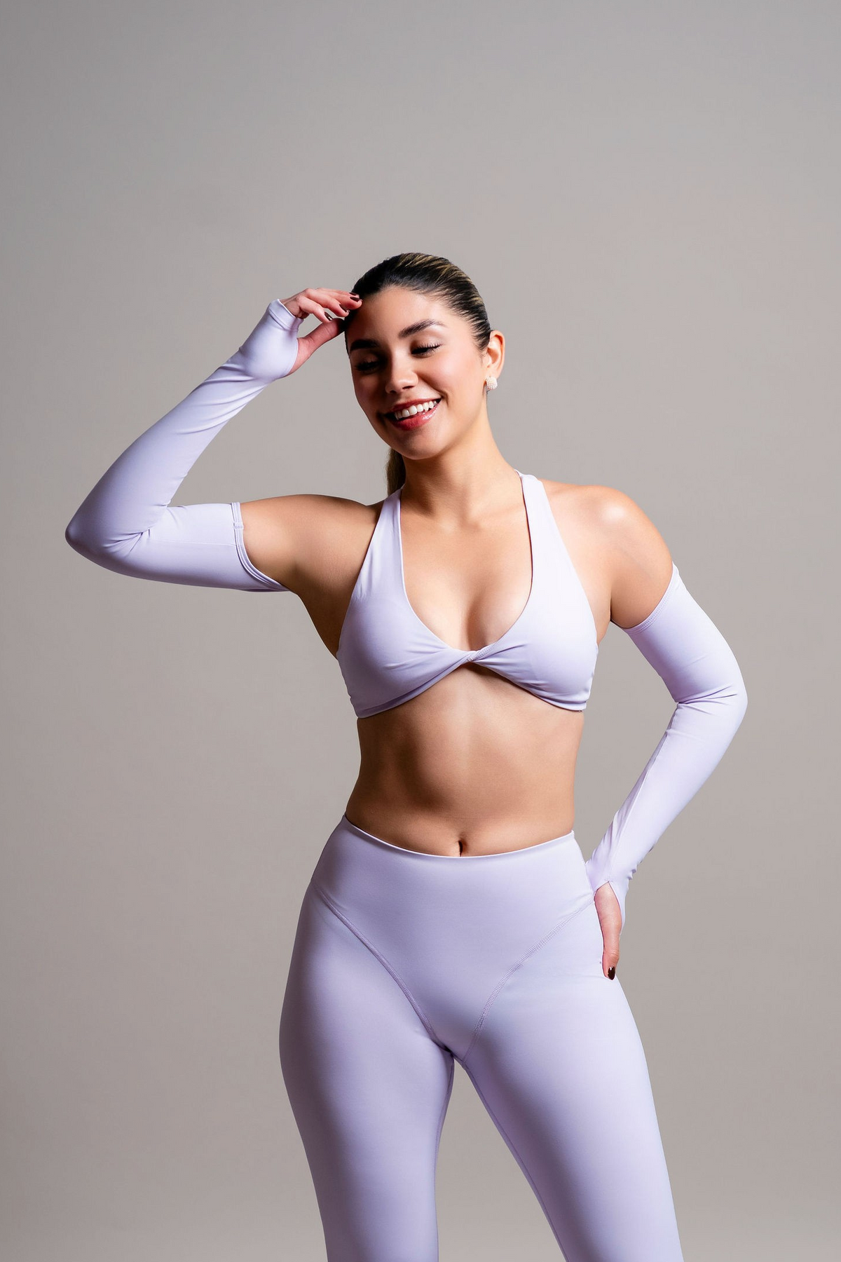 The Wisteria Halter Bra plus detachable shrug