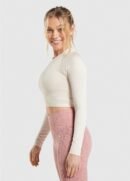 Adapt Fleck Seamless Long Sleever Crop Top