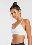 Ruched Strappy Sports Bra